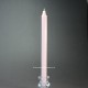 29cm Classic Column Rustic Dinner Candles - Dusty Heather Pink